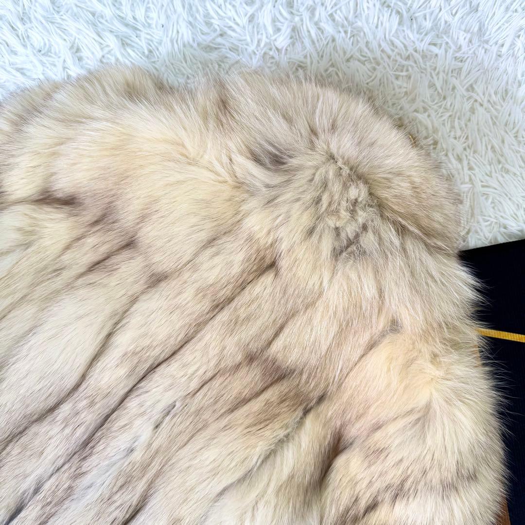 ROTINY×SAGA FOX ブルーフォックス　ファーコート　クロップド　毛皮