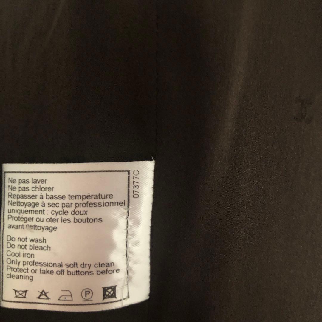 CHANEL ブラウン テーラードジャケット Pコート