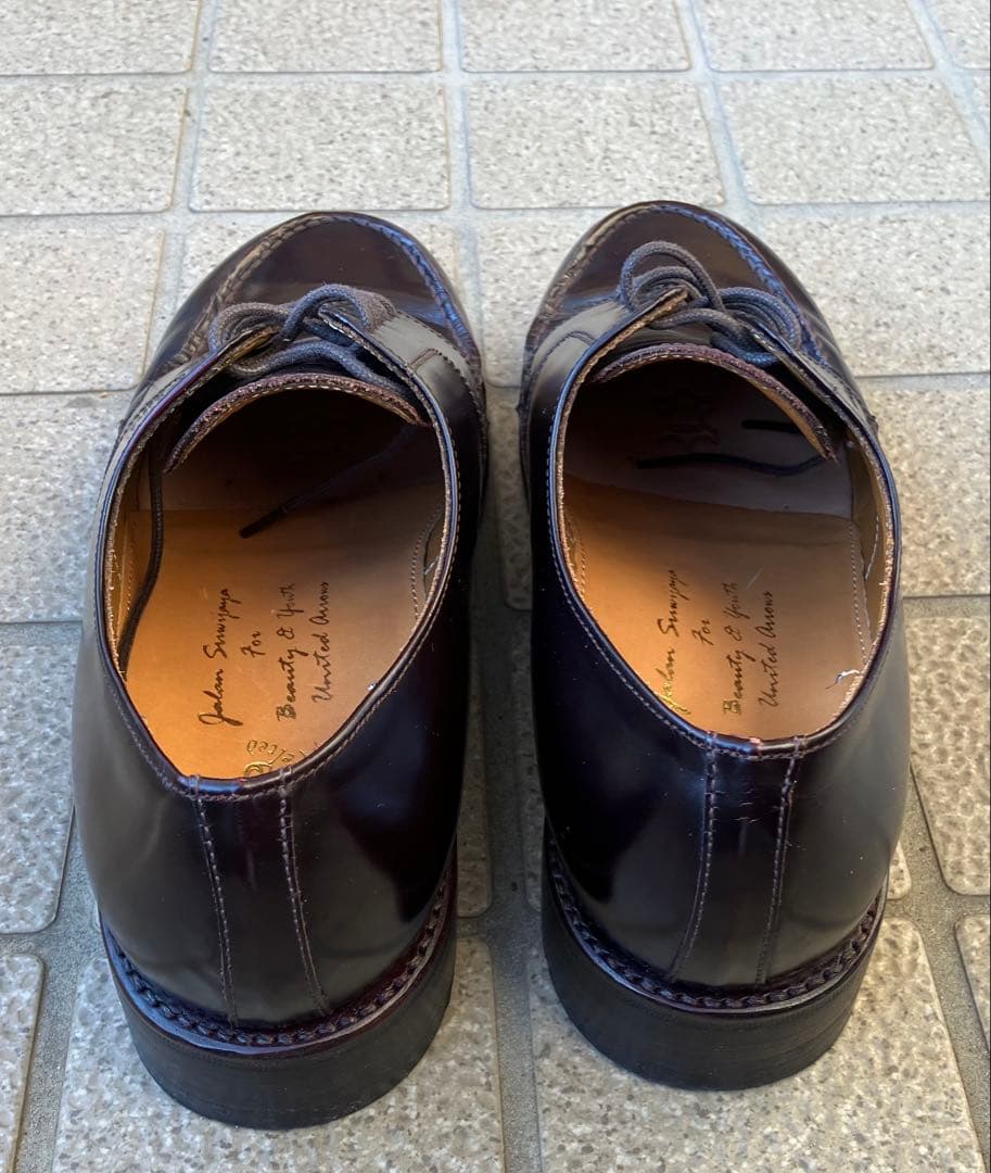 ジャランスリワヤ　United Arrows 別注　Uチップ レザーシューズ