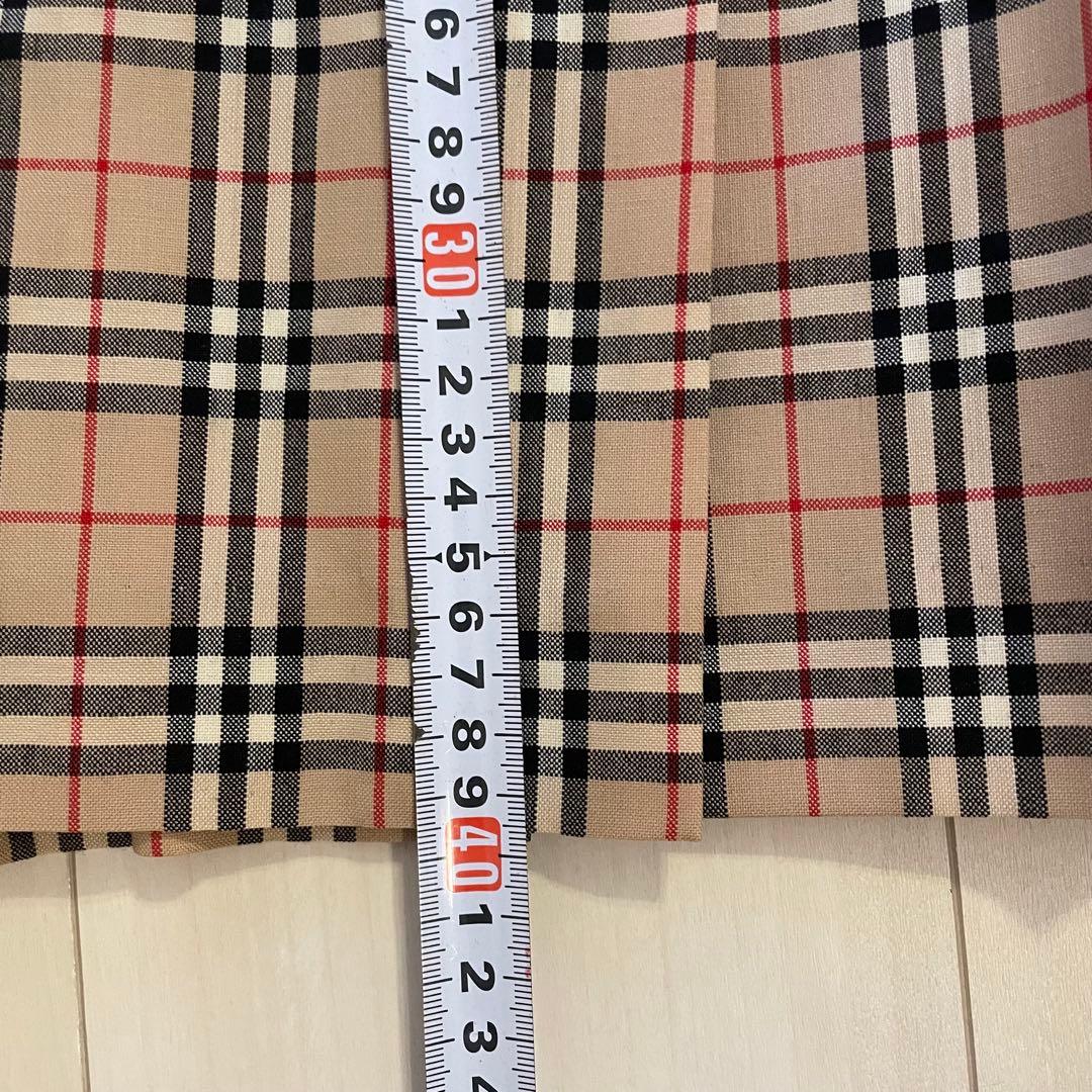Burberry バーバリーブルーレーベル プリーツミニスカート サイズ36