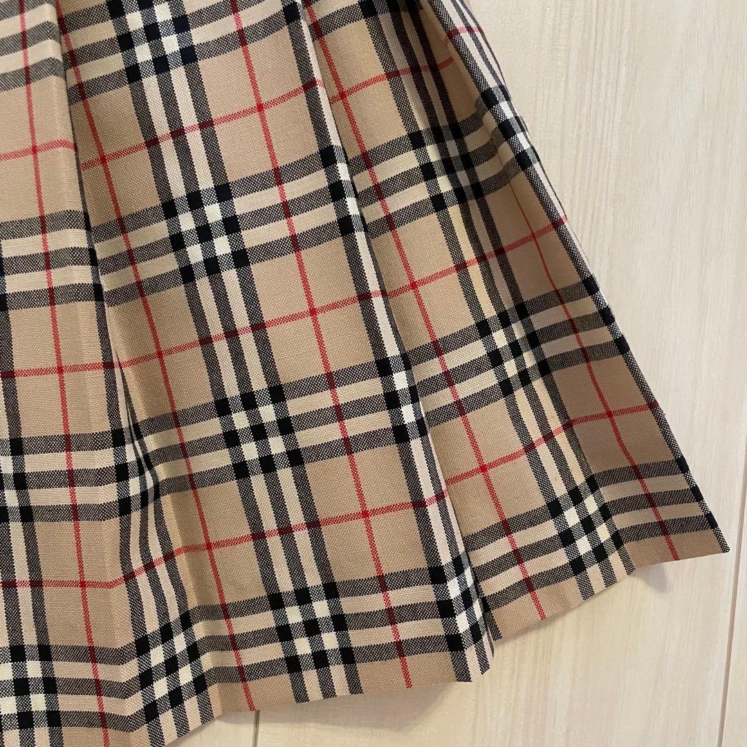 Burberry バーバリーブルーレーベル プリーツミニスカート サイズ36