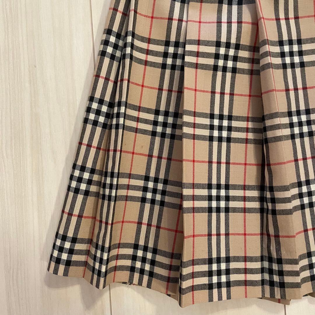 Burberry バーバリーブルーレーベル プリーツミニスカート サイズ36
