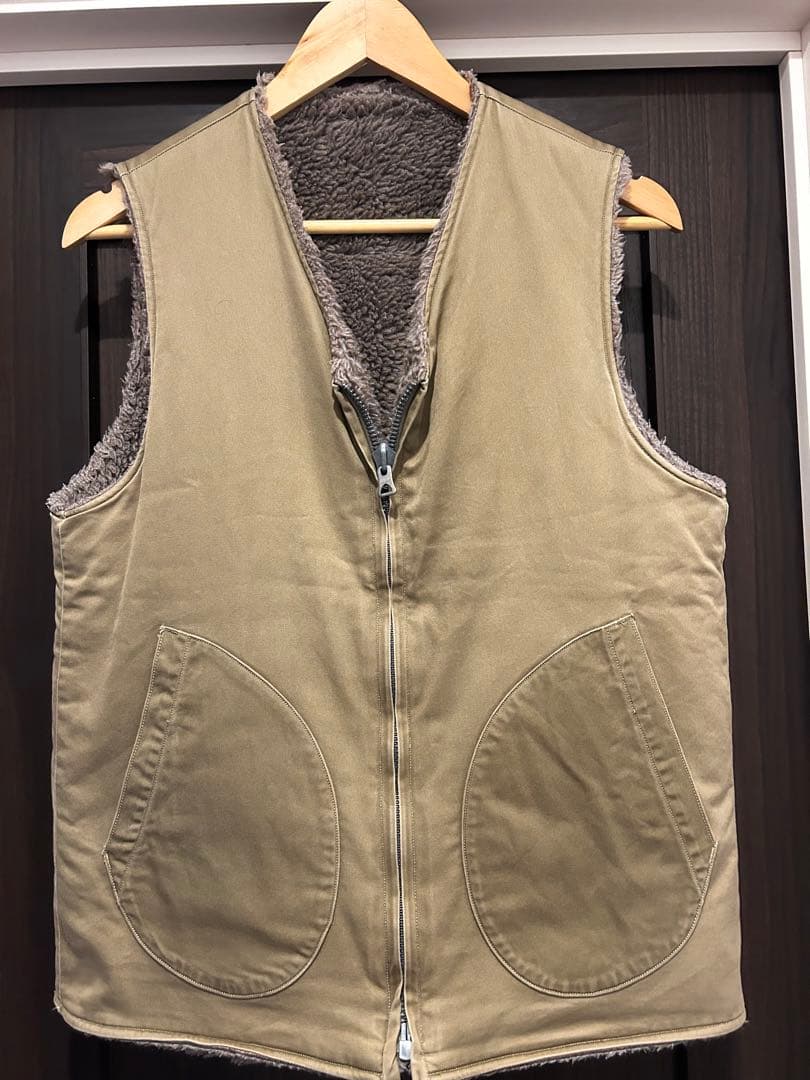 バズリクソンズ　デッキアルパカベスト　リバーシブル　両A面