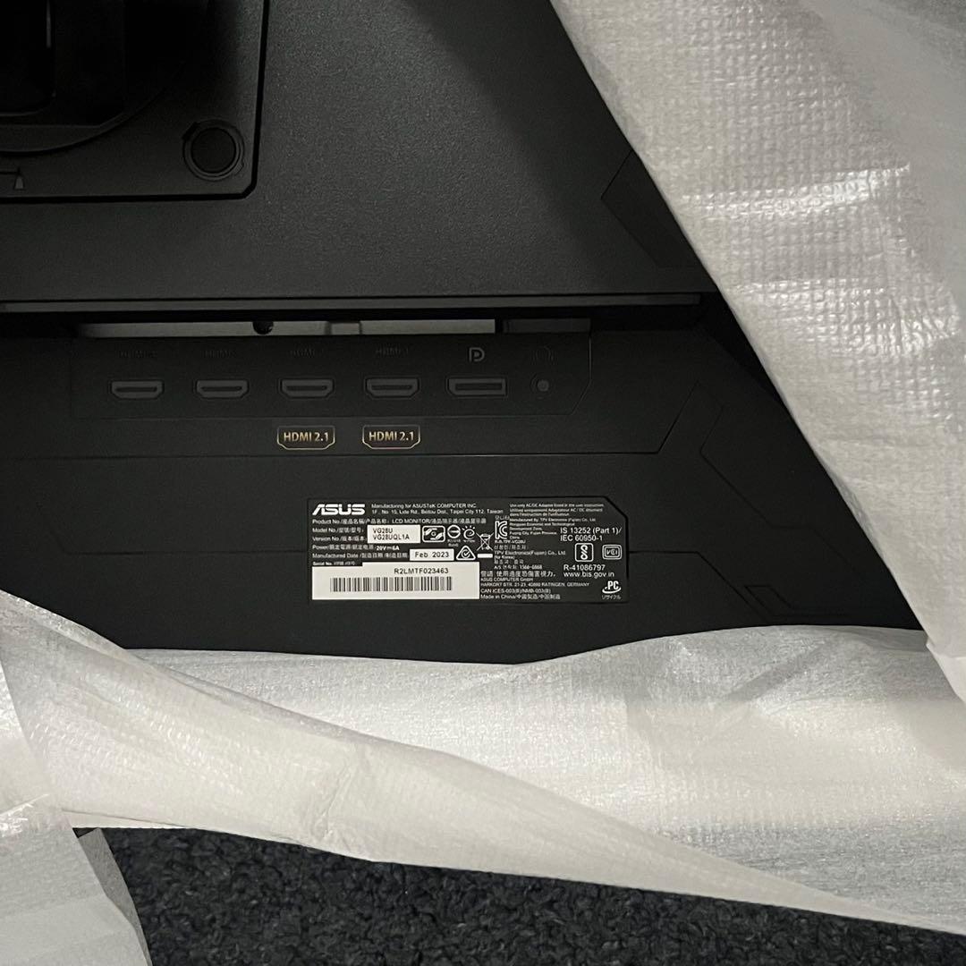 【ロシアンブルー】ASUS TUF Gaming VG28UQL1A