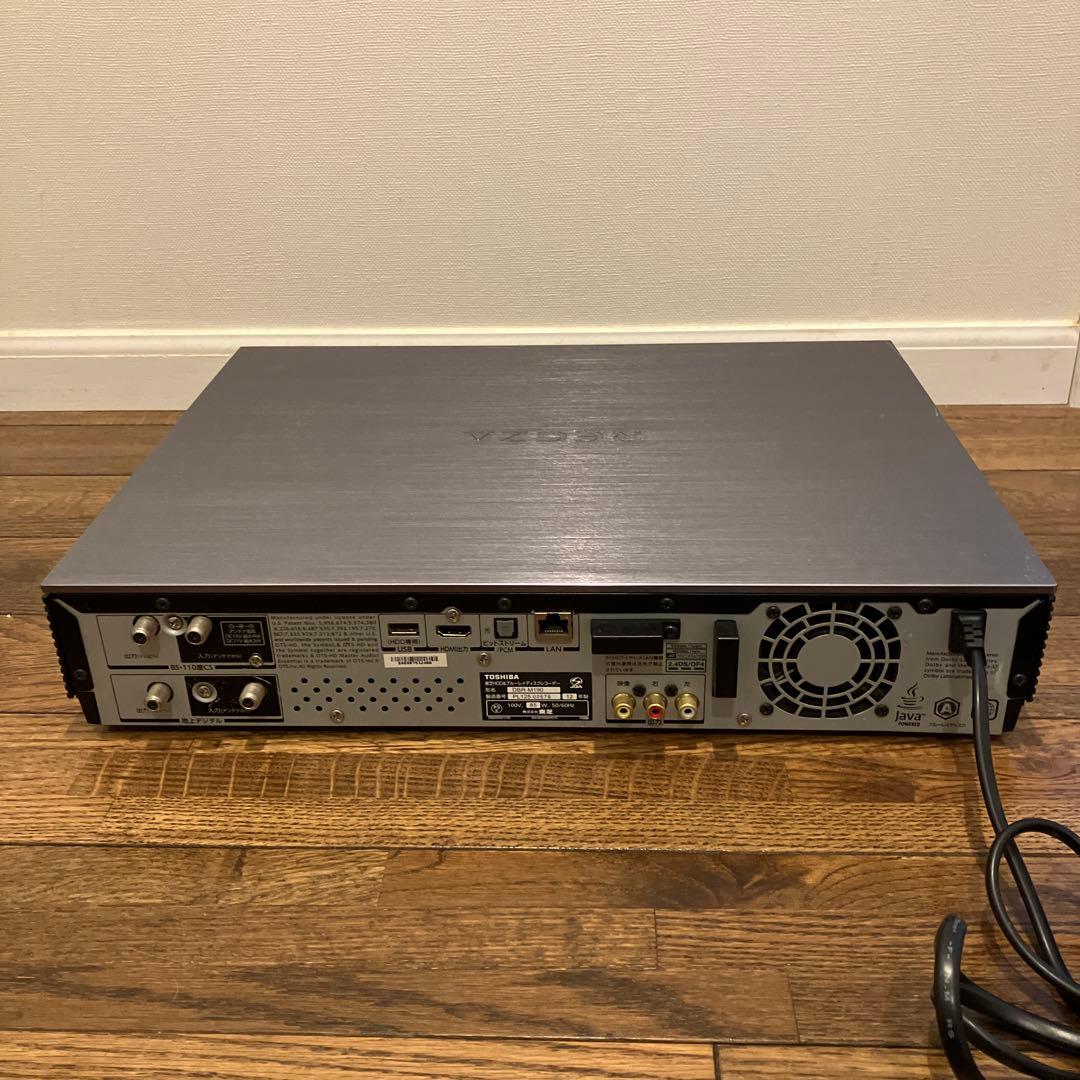 【完動美品】東芝 REGZA DBR-M190 全録タイムシフトマシン