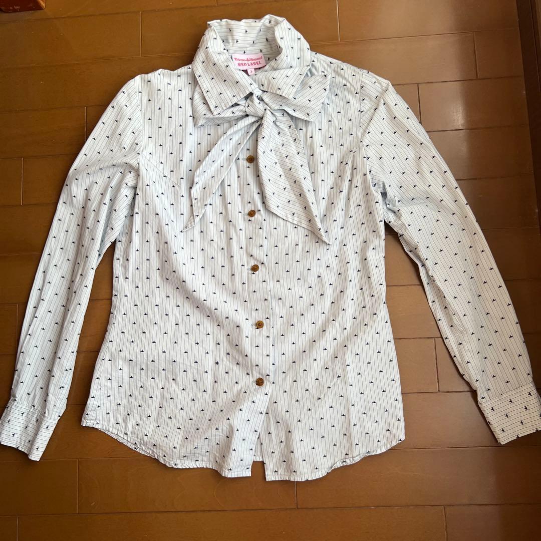 Vivienne Westwood Red Label リボン付きシャツ