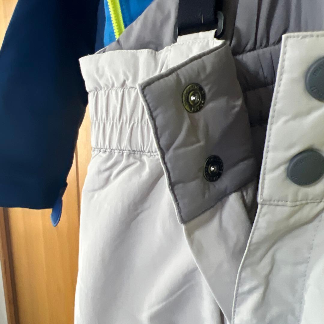 子ども用スキーウェア上下 青 110サイズモンベル