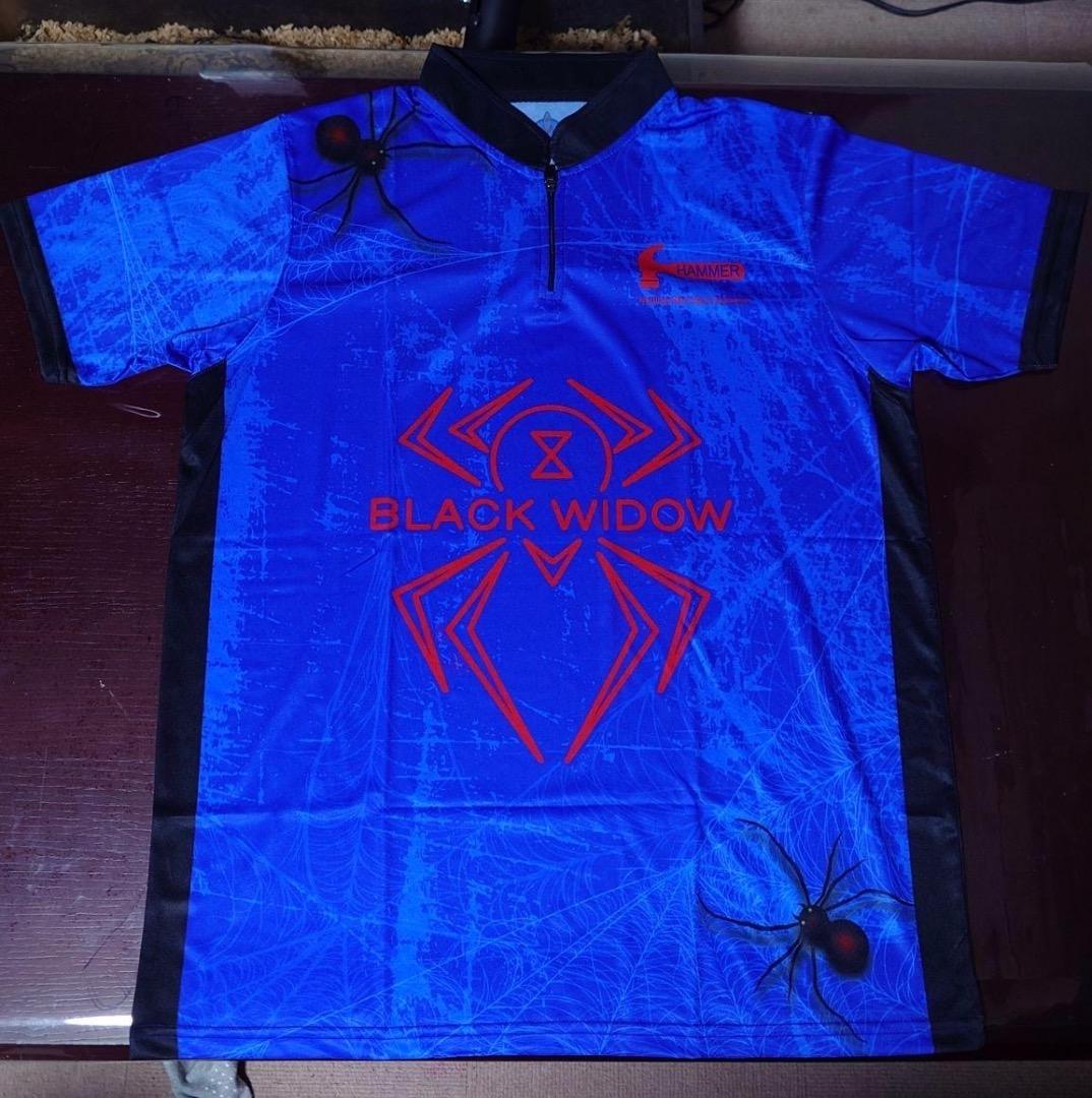 Hammer　BLACK WIDOW　ブラックウィドー　ボウリングウェア　M