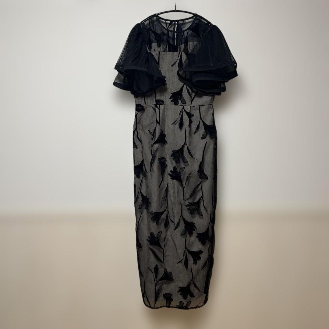 Circurar sleeve flower dress LE’RUREリルアー