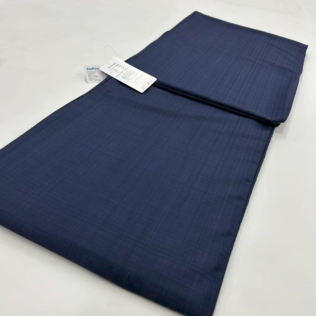 浴衣　夏　単着物　紺色　吸湿速乾　　クール素材　浴衣単品　0715⑥