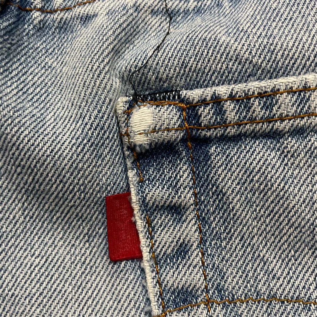 80s USA製 Levi's 501 赤耳 黒カン デニムパンツ W32