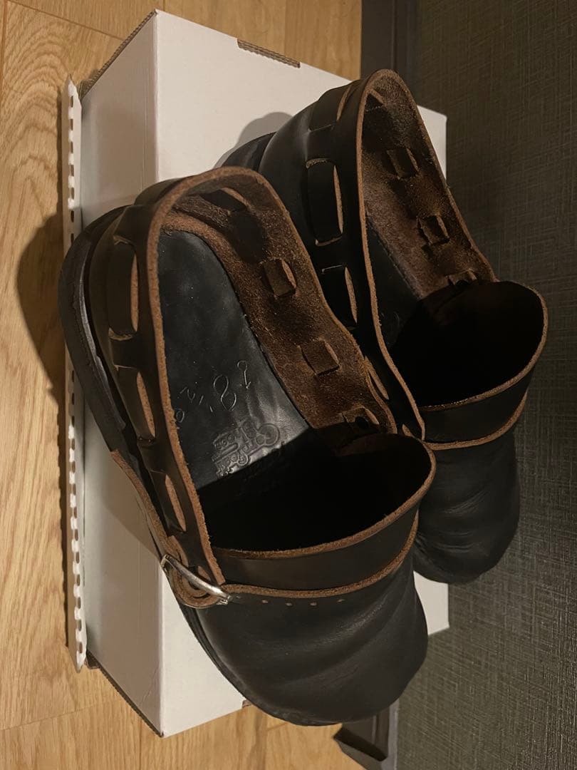 Fernand leather MIDDLE ENGLISH ブラック