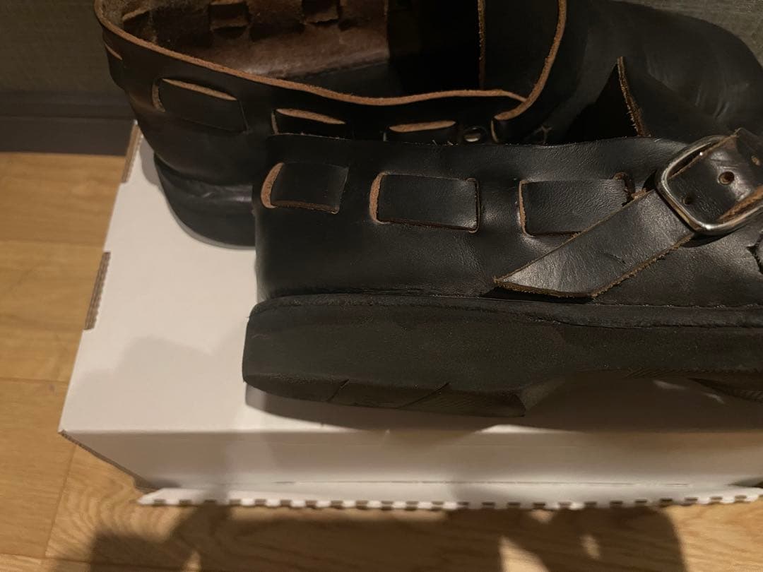 Fernand leather MIDDLE ENGLISH ブラック