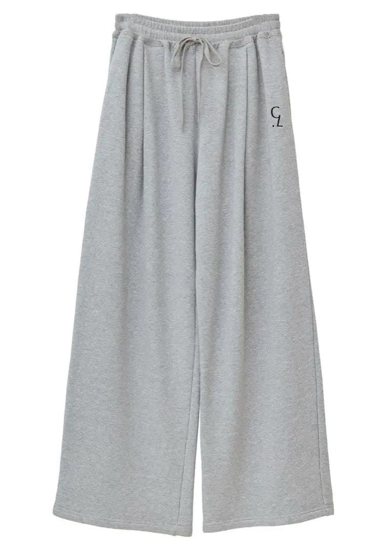 パンツ CLANE LOGO SWEAT TUCK WIDE PANTS