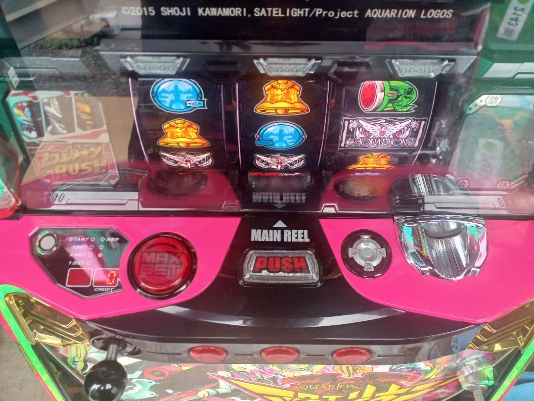 【送料無料】パチスロ アクエリオン ALL STARS　実機