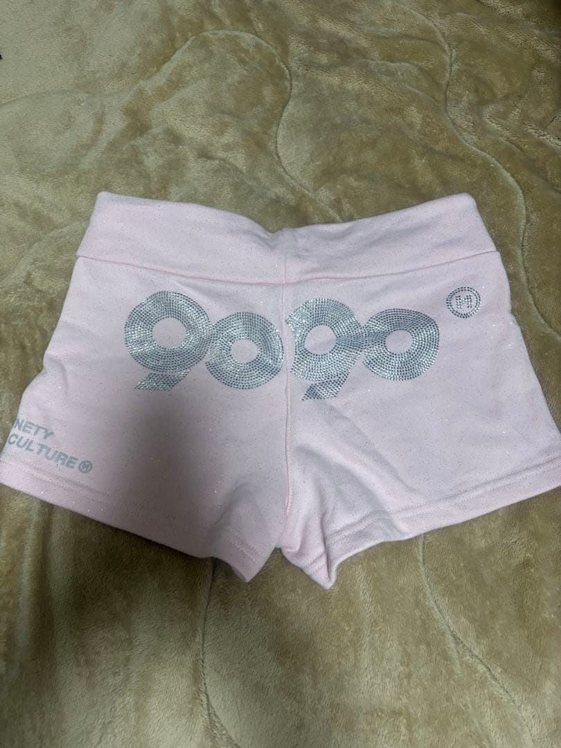 9090 Logo Girl Micro Shorts Sサイズ