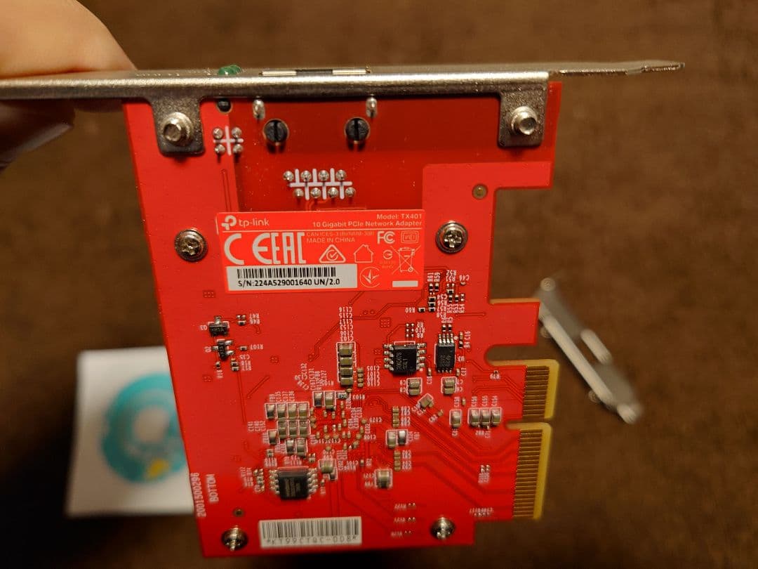 I-O DATA WN-DAX3600XR ＋ TP-LINK TX401