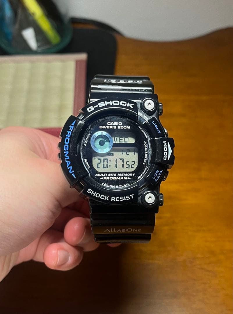 最安値 美品 G-SHOCK GW-202K-2JR FROGMAN CASIO