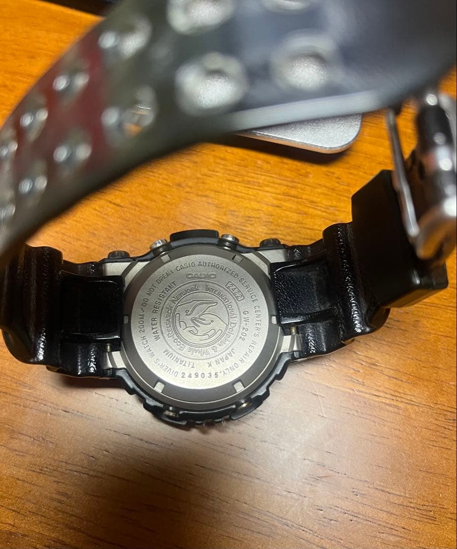 最安値 美品 G-SHOCK GW-202K-2JR FROGMAN CASIO