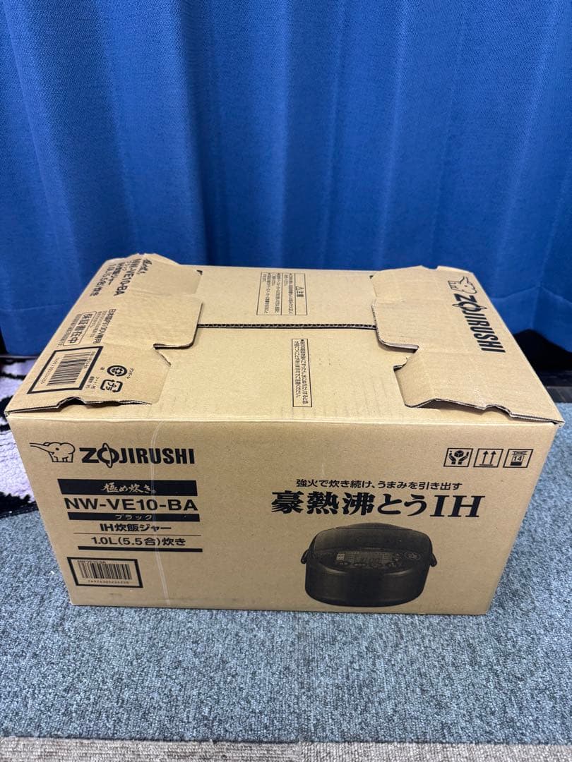 ZOJIRUSHI IH炊飯器 NW-VE10-BA ブラック1.0L 2023
