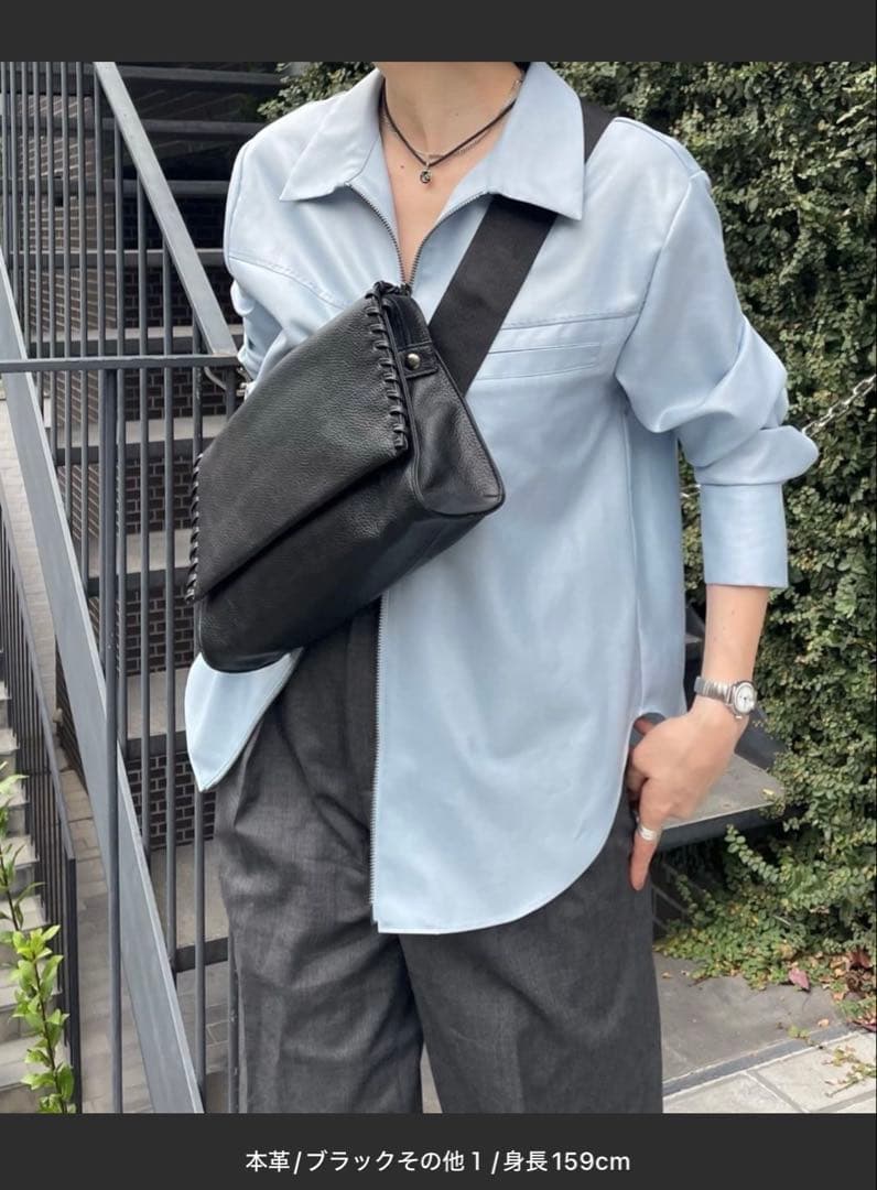 ear PAPILLONNER ワイドテープショルダーバッグ/ボディバッグ