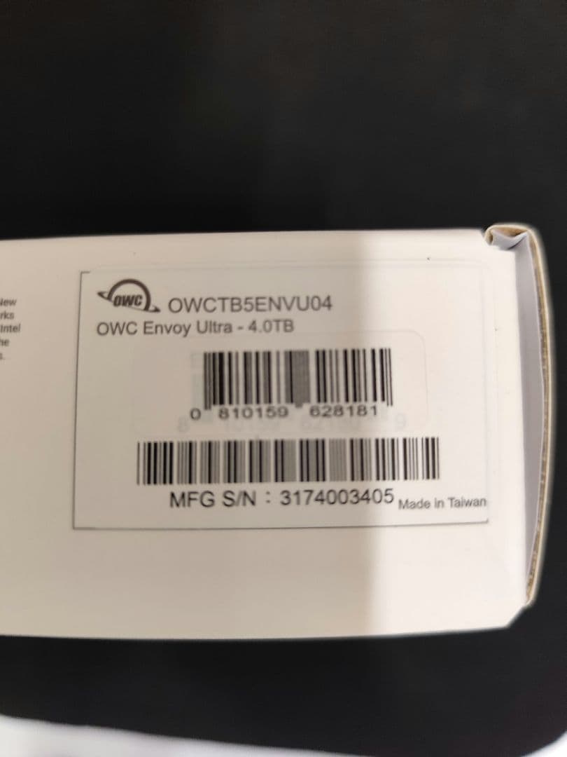 新品未開封OWC Envoy Ultra 4TBSSD OWCTB5ENVU04