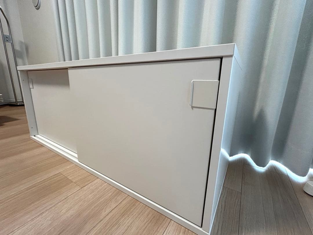 IKEA イケア マッカペール ベンチ 収納コンパートメント付き　ホワイト