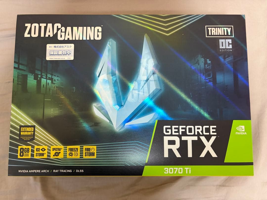 ヴ*p様 ZOTAC GeForce RTX3070ti 8GB TRINITY