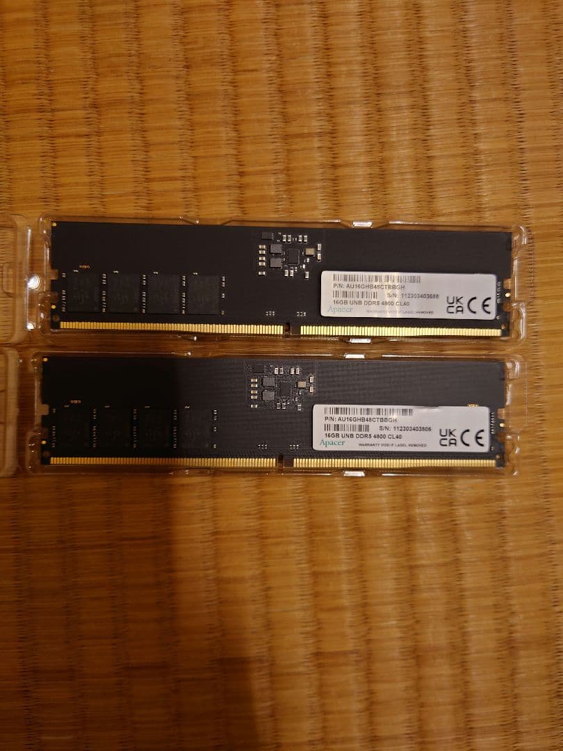 Apacer DDR5-4800 32GB メモリー