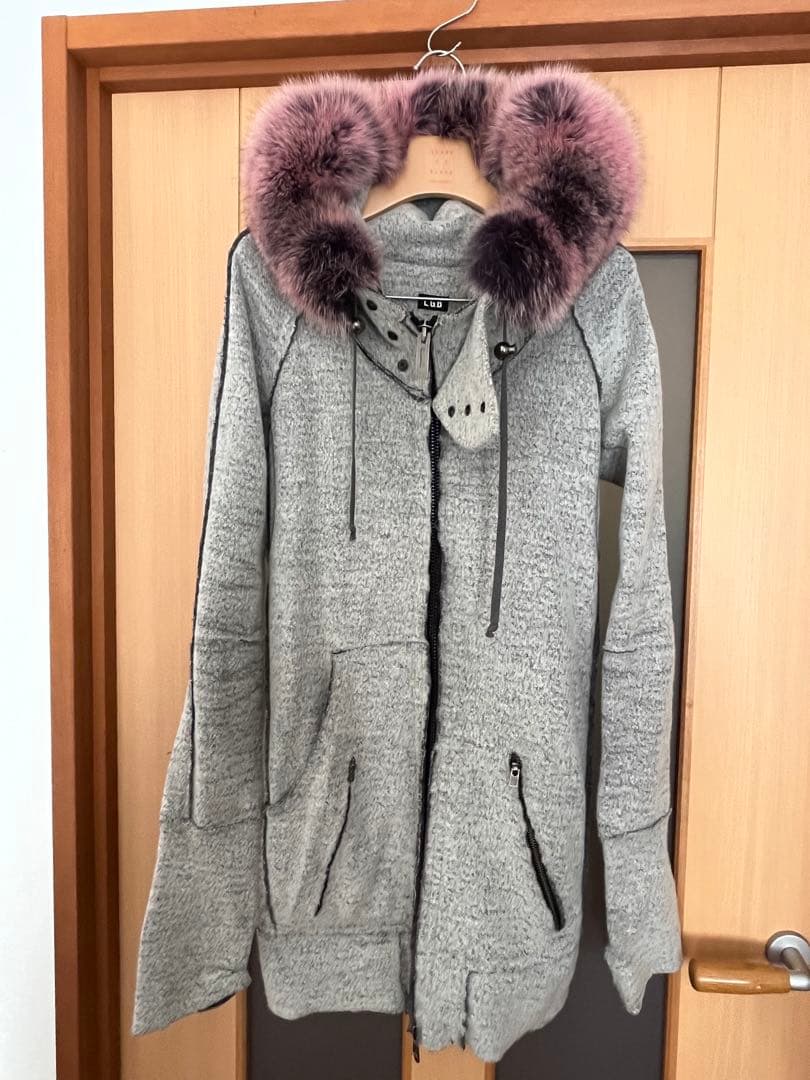 L.G.B ルグランブルーラクーンファー ロングスリーブパーカー　美品✨サイズ1