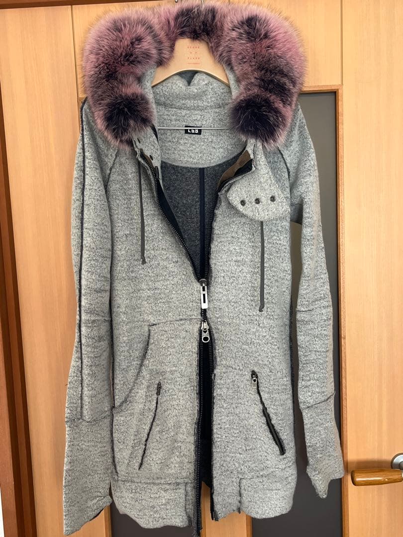 L.G.B ルグランブルーラクーンファー ロングスリーブパーカー　美品✨サイズ1