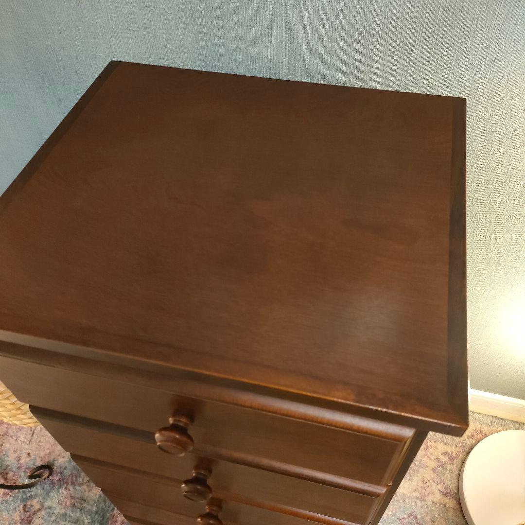 【希少】起立木工 5段チェストさくら5型国産ヴィンテージ家具