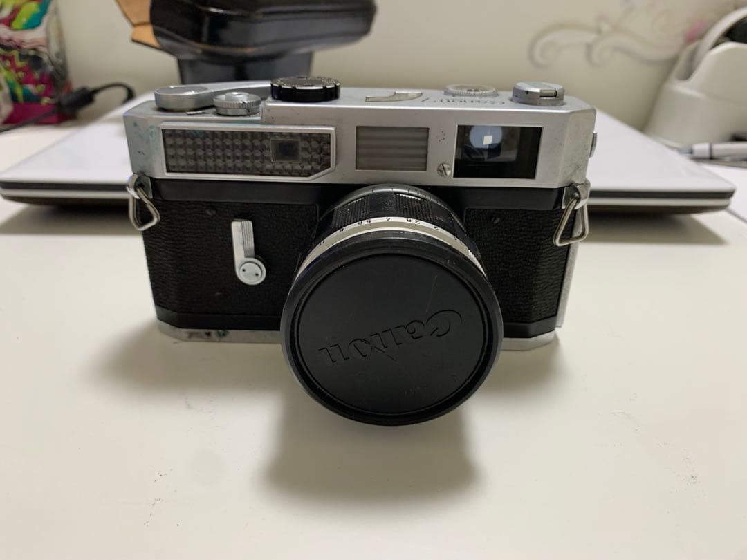 Canon 7レンジファインダーカメラ 純正 レザーケース付き キヤノンフィルム