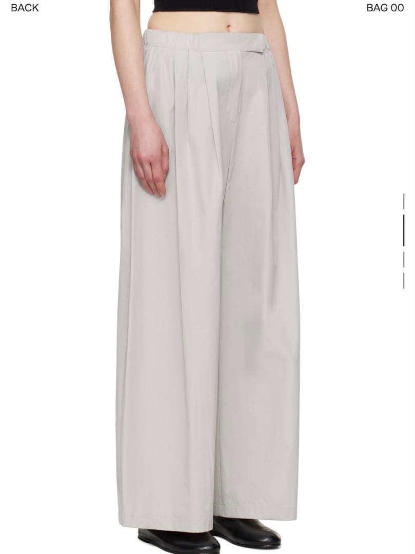 amomento three tuck banding pants アモメント