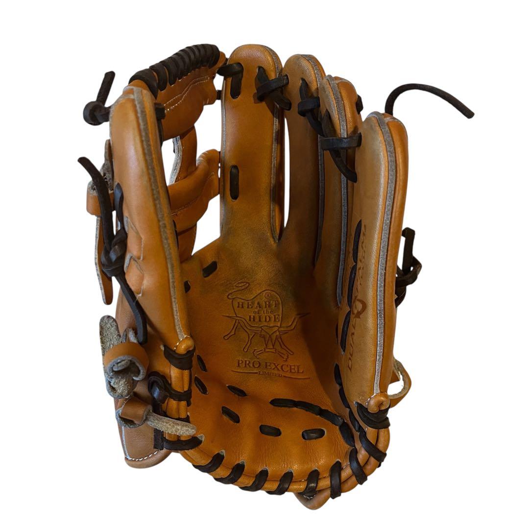 Rawlings プロエクセル 軟式グローブ ブラウン 内野手用