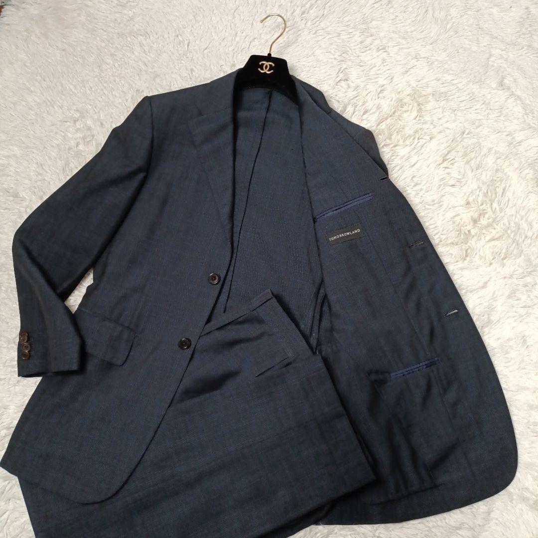 美品■TOMORROWLAND×Loro Piana セットアップ ブラック