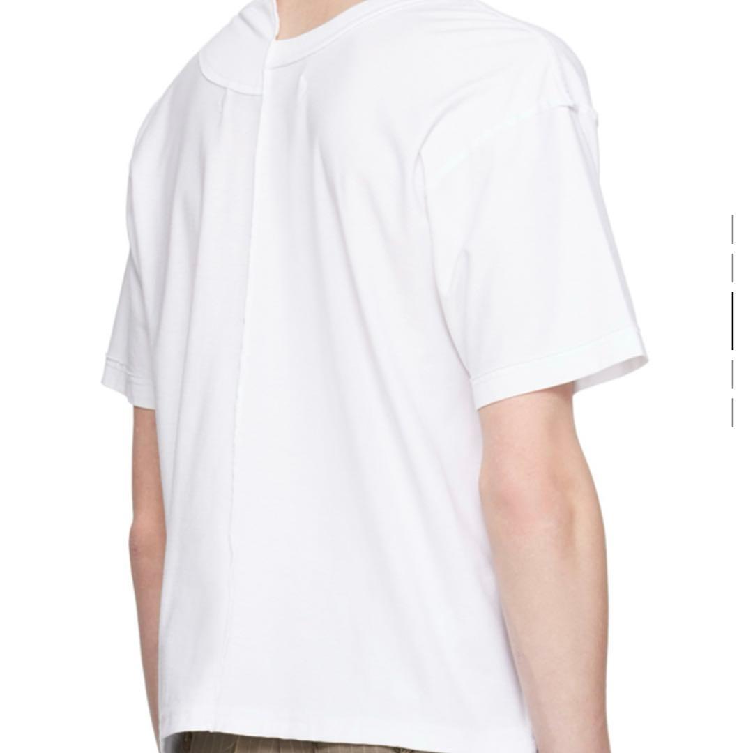 Hodakova hodakova asymmetric split tシャツ