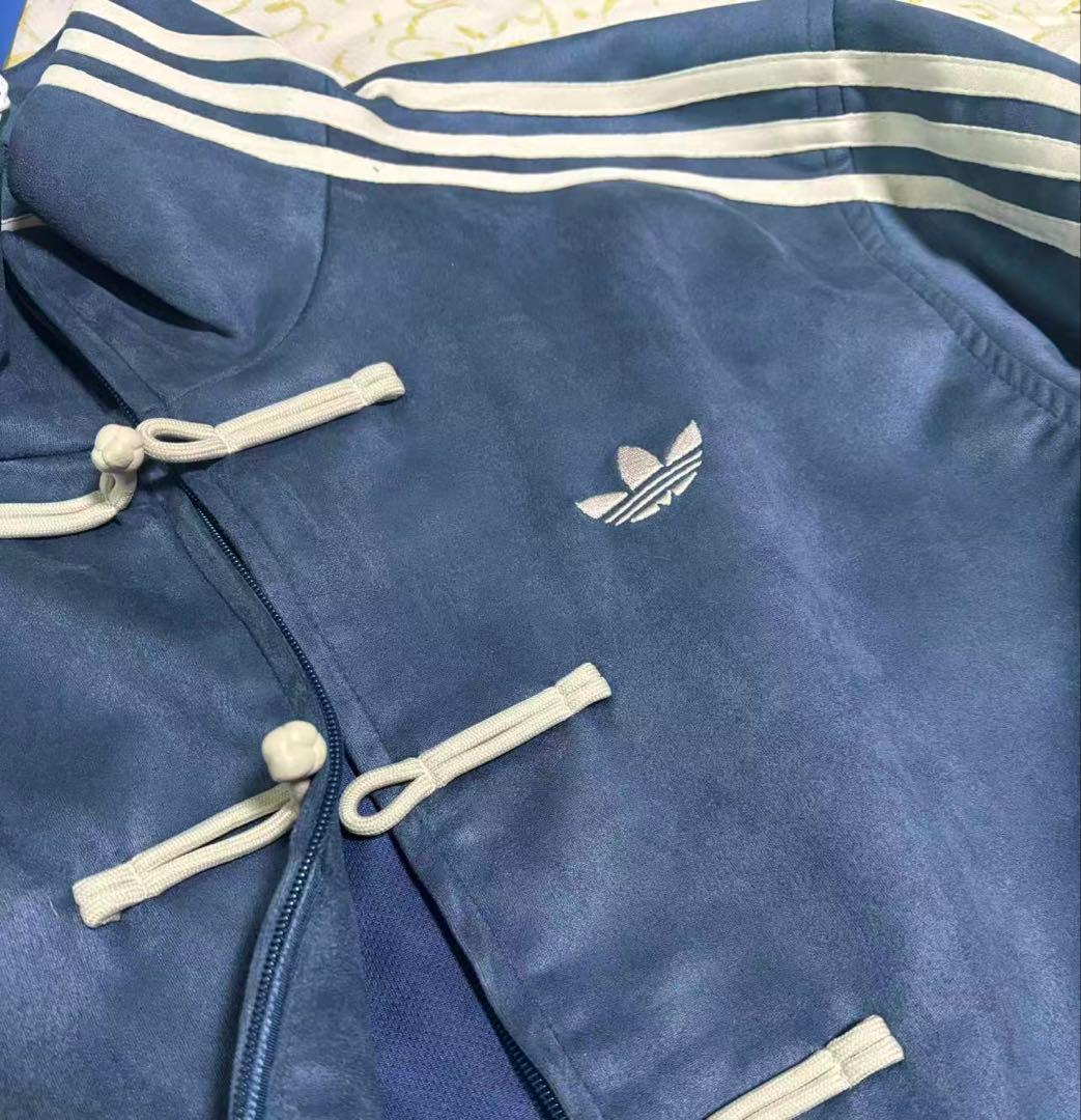 adidasアディダス 中国限定 蛇年トラックジャケットネイビー XL