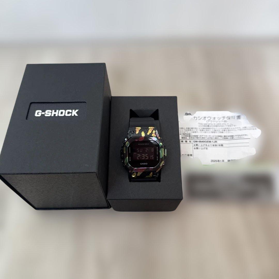 カシオ　2025年福袋　GM-5640GEM-1JR G-SHOCK