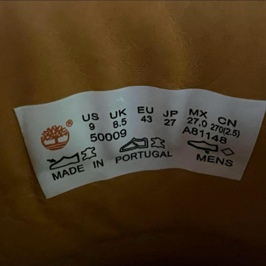 【美品】Timberland 3eye バーガンディ 27.0 デッキシューズ