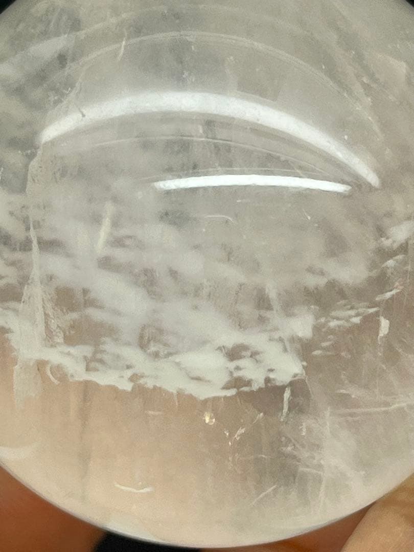 天然石　セリサイトインフローライトスフィア　　約5.4センチ⭐️1532