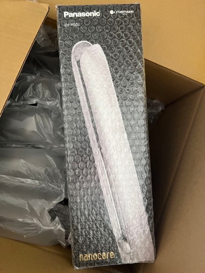 パナソニック ストレートアイロン ナノケア 海外対応 EH-HS0J-W