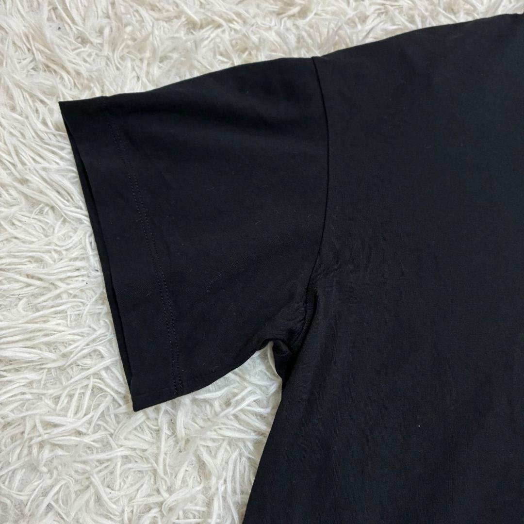 12419✨フェンディキッズ ビッグロゴ Tシャツ カットソー 黒 12A