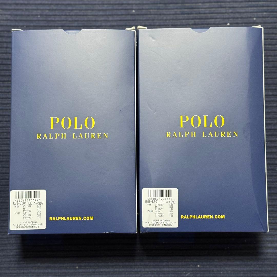 【新品6枚セット】ラルフローレン ボクサーパンツ LLサイズ 黒 正規品