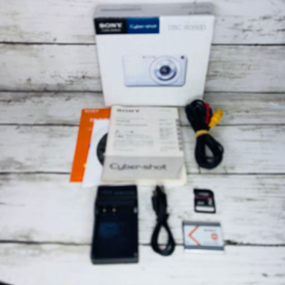 【動作良好】SONY デジタルカメラ DSC-W350D ホワイト