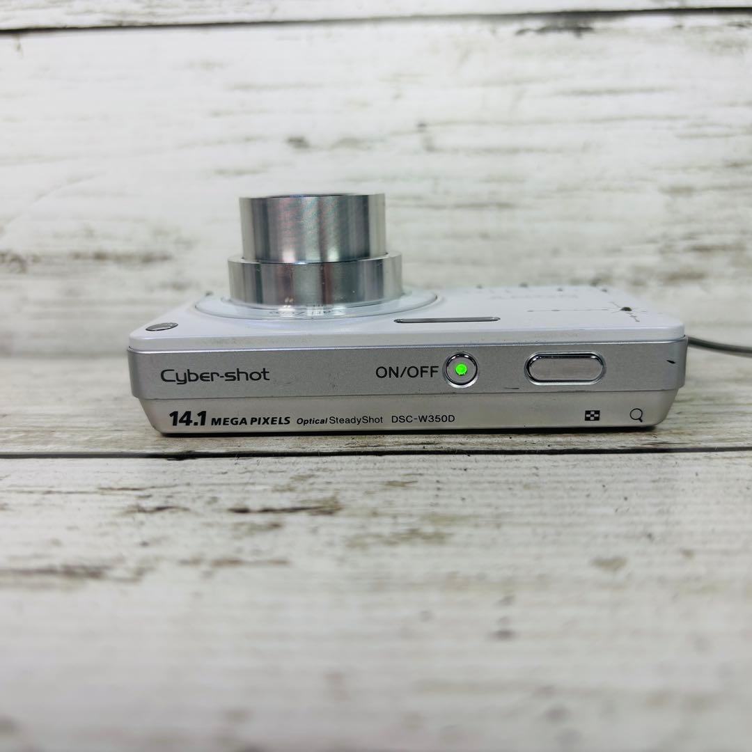 【動作良好】SONY デジタルカメラ DSC-W350D ホワイト