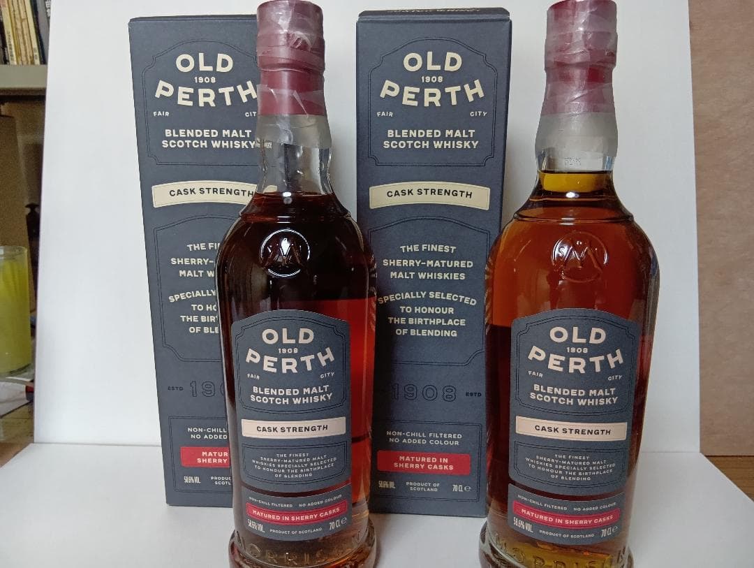 グレン ファークラス 25年 ・ オールドパース カスクストレングス ２本