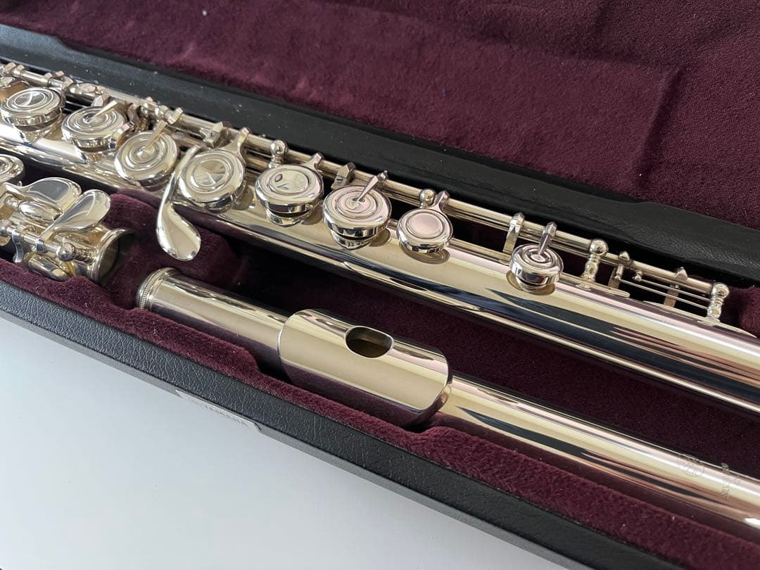 to e　YAMAHA YFL-312 フルート 頭部管銀製 Eメカ付き