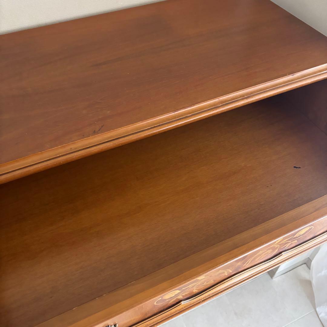 イタリア製　象嵌細工　チェスト　猫脚　アンティーク　ヨーロピアン　飾り棚　家具