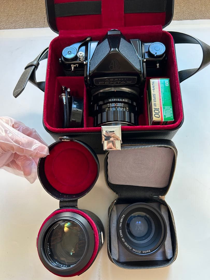 【美品・希少】ASAHI PENTAX 67 中判フィルムカメラ➕レンズ